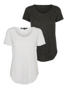 Vero Moda Vmlua ss top ga 2pack noos