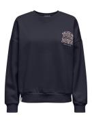 Only Onlrillo ls boxy o-neck cs swt navy