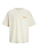 Jack & Jones jorroxbury type tee ss crew neck 12265826 antique white