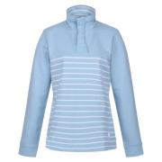 Regatta Dames bayla gestreept sweatshirt met knopenhals