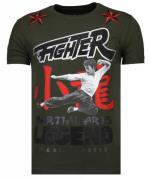 Local Fanatic Fighter legend rhinestone t-shirt