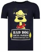 Local Fanatic Bad dog rhinestone t-shirt