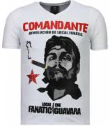 Local Fanatic Che guevara comandante rhinestone t-shirt