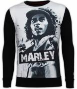 Local Fanatic Bob marley digital rhinestone sweater